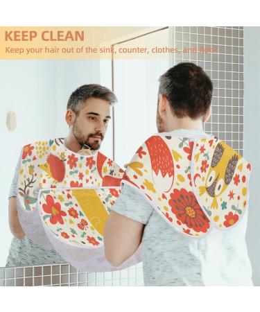 Lovely Animals Beard Bib Apron for Men - Non-Stick Waterproof Hair Catcher & Grooming Cape with Suction Cups | Perfect Gift for Shaving & Trimming - Buy Online on GoSupps.com