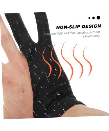 KALLORY 4pcs 2 Painting Gloves Fingerless Reduce Friction Man Black 17.5X7.8X0.2CM - Buy Online on GoSupps.com