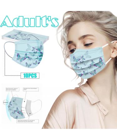 3 Ply Disposable_Face_Mask with Halloween Cute Pattern Design Comfortable Covers Suitable For Adults Outdoor Use Protection - Buy Online on GoSupps.com