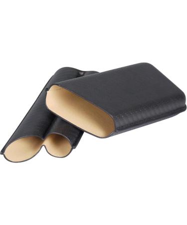 Unbekannt Cigar Case Sliding Case / 2 / 185 mm / Up to 24 mm Diameter / Leather Look Carbon Design - Buy Online on GoSupps.com
