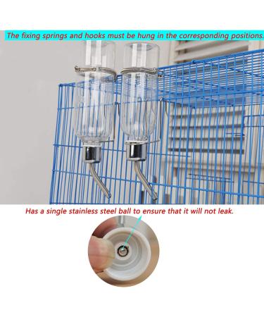 Semetall Hanging Water Feeder 350ml - Ideal for Birds, Hamsters, Guinea Pigs, Chinchillas & Small Animals - Buy Online on GoSupps.com