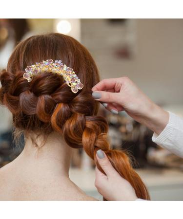 Beaupretty Hair Jewelry Wedding Accessories for Brides Decorative Hair Combs for Women Accessories Prom Hair Accessories Wedding Hair Accessories Rhinestones Purple Rhinestone Hair Alloy Miss - Buy Online on GoSupps.com