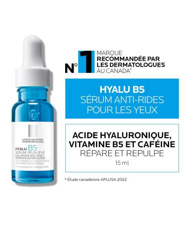 La Roche-Posay Hyalu B5 Eye Serum 15 ml - Hydrating & Anti-Aging Eye Treatment for All Skin Types | International Shipping Available - Buy Online on GoSupps.com