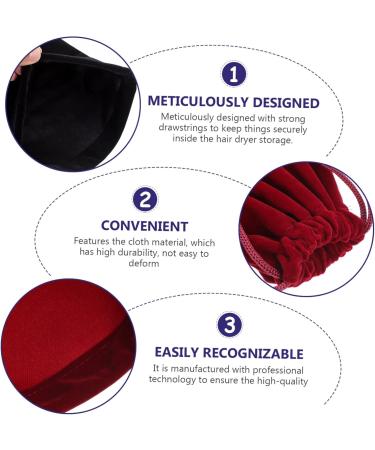 TOVINANNA 2 Pcs Storage Bag Travel Toiletry Reusable Produce Bag Travel Bag for Hair Styling Tools Fabric - Buy Online on GoSupps.com