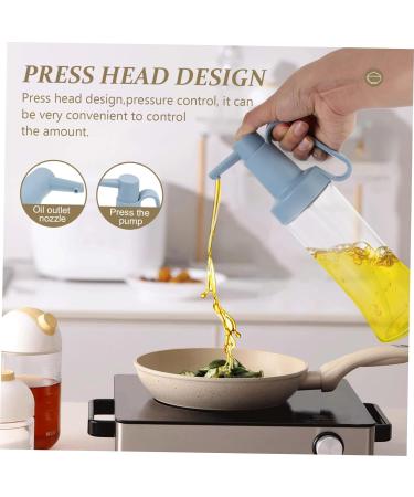 Ciieeo 4pcs Castor Silicone Container Oil Dispenser Bottle Kitchen Oil Bottle Glass Oil Storage Bottle Food Containers Olive Oil Dispenser Soda Glass Kitchen Supplies Multifunction 10.8X7.8X26.9CMx4pcs Bluex4pcs - Buy Online on GoSupps.com