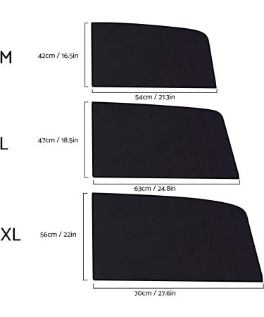 Universal Car Window Sun Shade - 2 PCS Rear Windscreen Blackout Covers for Baby, Child & Pets - Anti-UV Protection and Privacy Shield - Buy Online on GoSupps.com