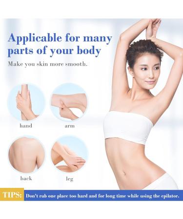 Crystal Hair Eraser Nano Crysta Hair Remover | Painless Exfoliation Tool | Men and Women | Magic Hair Removal | Soft Smooth Silky Skin | Blue - Buy Online on GoSupps.com