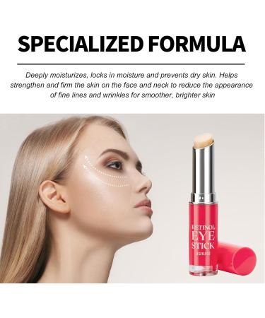 Retinol Eye Stick for Dark Circles Reduces Fine Lines and Dark Circles Under Eye Cream Eye Balm Stick for Women Retinol Eye Stick Eye Cream for Puffiness - Buy Online on GoSupps.com