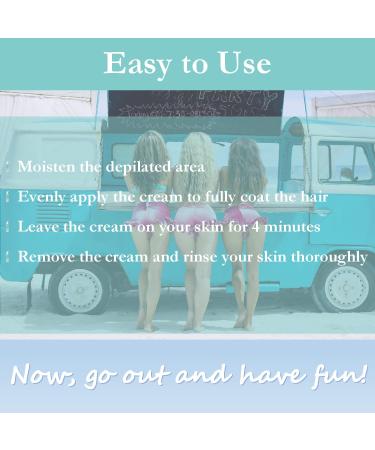 Effective Painless Hair Removal Cream for Body & Intimate Parts - All Skin Types - Depilatory Cream for Women & Men - Buy Online on GoSupps.com