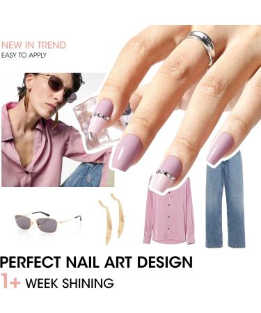 Gellen Nail Polish Set - 6 Nude Pink Color Gel Nail Polish Quick Dry Nail Polish Air Dry Nail Polish Nail Art Designs DIY Home Gel Manicure Set Ballerina Slippers - Buy Online on GoSupps.com