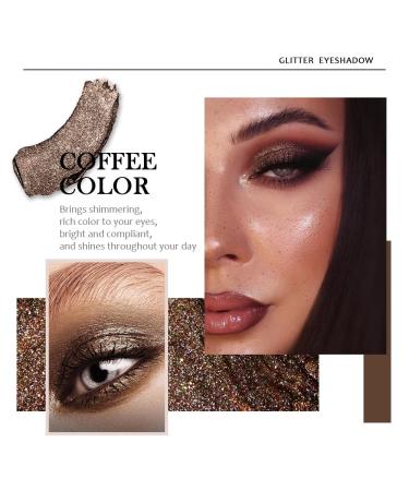 SUAKE 6 Pcs Liquid Glitter Eyeshadow & Eyeliner Makeup Kit - Purple Green Colors | Longwearing & Quick-Drying Shimmer Palette - Buy Online on GoSupps.com