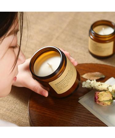 Agarwood Scented Candle - 480G Soy Wax Aroma Candle for Home Decor Gifts & Relaxation Perfect for Weddings Anniversaries Birthdays & Holidays - Buy Online on GoSupps.com