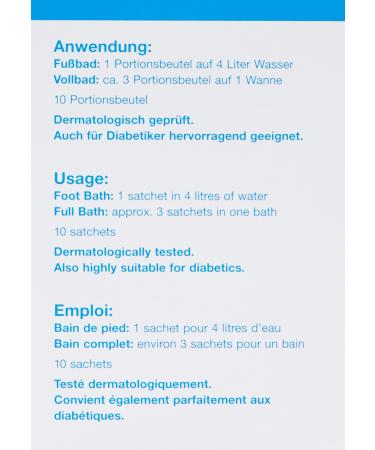 GEHWOL Bath Salt 10 Count Relax and Rejuvenate Your Skin - Buy Online on GoSupps.com