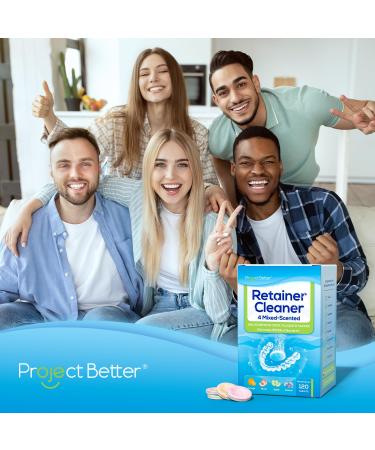retainer cleaner tablets (4-mixed favor 120 denture cleaning tablets) - Buy Online on GoSupps.com