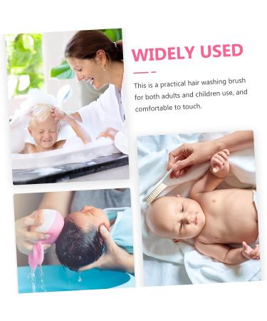 FOMIYES 5pcs Silicone Baby Shampoo Cleaning Brushes - Hair Washing, Body Scrubbing, Exfoliating, Grooming Tools for Kids and Men - Buy Online on GoSupps.com