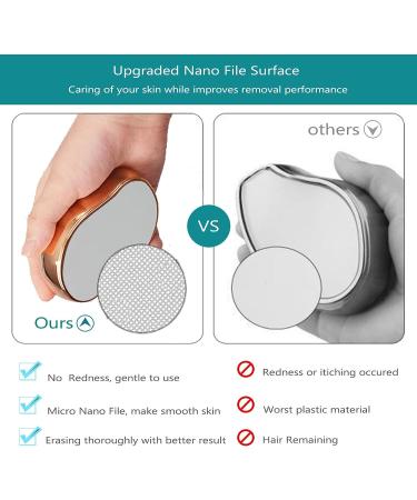 Portable Painless Hair Eraser - Smooth Hair Removal Tool for Men and Women - Matte Black - Buy Online on GoSupps.com