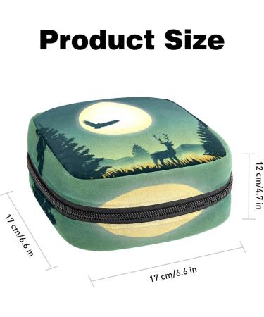 Women's Portable Period Kit - Wildlife Storage Pockets Stillpad Keeper | Eco-Friendly Feminine Bag for Girls - Buy Online on GoSupps.com