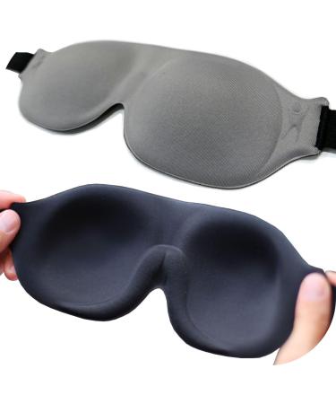 ComfyMed Sleep Mask CM-EM17 - Best 3D Eye Mask for Night and Travel | Men and Women | Grey - Buy Online on GoSupps.com