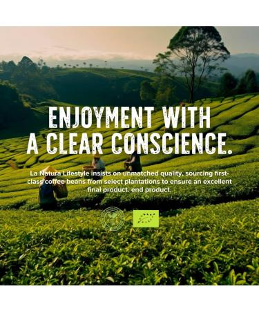 La Natura Lifestyle Organic Coffee ESPRESSO | 100% Industrial Compostable Coffee Capsules | Eco-Friendly | 60 Coffee Capsules | for Nespresso Capsule Machines - Buy Online on GoSupps.com
