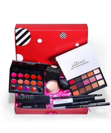 Professional makeup kit Make up set teenagers girls Cosmetic 9 to 12 with Lip gloss eye shadow mascara eyeliner etc. for Teenage & Adults(8pcs) 8 PCS