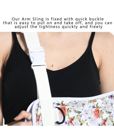 Fotgok Breathable Arm Sling with Waist Belt for Women - Shoulder Immobilizer with Strong Support - Buy Online on GoSupps.com