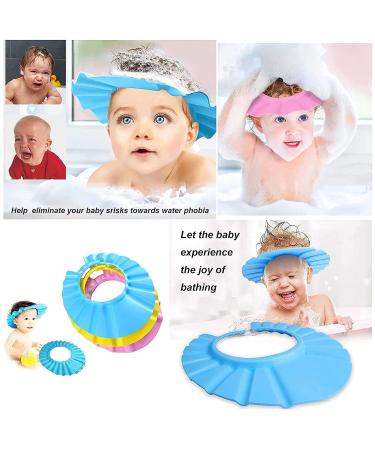 3-Piece Children's Shampoo Cap - Baby Shower Cap to Protect Eyes & Ears | Safe & Comfortable Bath Time Tool - Buy Online on GoSupps.com