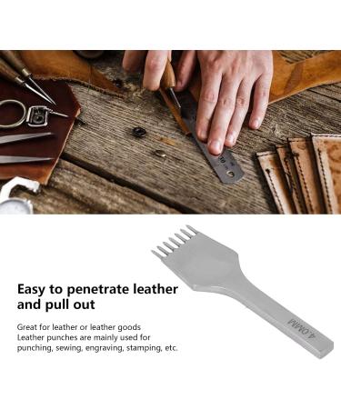 Vomeko Leather Spike Set - 4mm Leather Punch & Sewing Tool (7 Teeth) | Perfect for DIY & Craft Projects - Buy Online on GoSupps.com