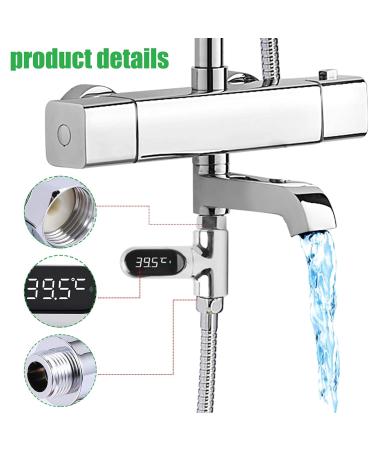 LED Display Home Water Shower Thermometer - Accurate Water Temperature Monitor - Buy Online on GoSupps.com