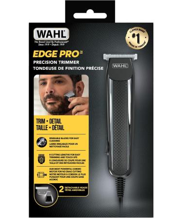 Wahl Canada Edge Pro Bump-Free Corded Beard Trimmer Beard Trimmer Facial Hair Trimmer Grooming Detailer for Men - For Edging Beards Moustaches Hair and Stubble Certified for Canada Model 3291 - Buy Online on GoSupps.com