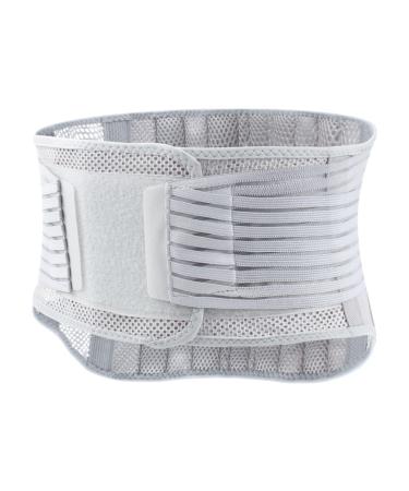 Lower Back Support Belt For Men And Women Adjustable Back Support Belt Anti-skid Lower Lumbar Support For Herniated Disc Sciatica (Color : Gray Size : XL(Waist: 43.3-47.2 Inch)) XL(Waist: 43.3-47.2 Inch) Gray