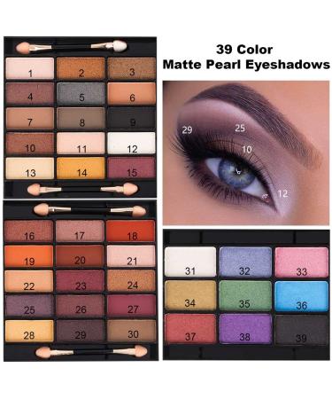 58 Colors Professional Makeup Kit for Women - All In One Set for Girls, Beginners - Includes Eye Shadow, Blush, Lipstick, Powder, Mascara, Eyeliner, Lip Liner, Eyebrow Pencil, Glitter - Perfect Makeup Gift - Buy Online on GoSupps.com