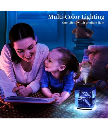 Beioue 1000ML Cool Mist Humidifier with Night Light - Home, Bedroom, Office, Travel - Black - Buy Online on GoSupps.com