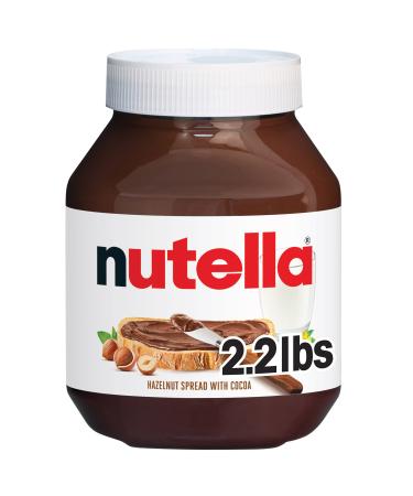 Nutella Chocolate Hazelnut Spread, Perfect Topping for Pancakes, 35.2 oz Jar 35.3 Ounce