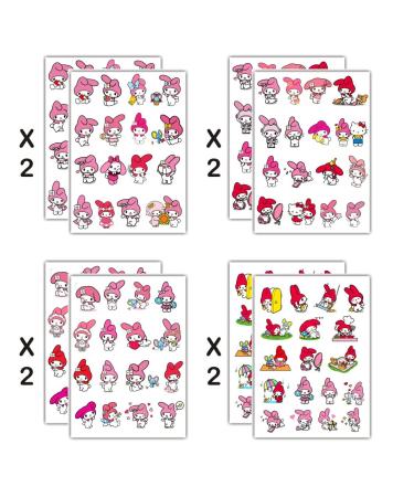 8 Sheets Melody Temporary Tattoos for Kids | My Melody Birthday Party Supplies & Favors - Buy Online on GoSupps.com