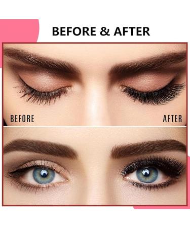 Dalarey Magnetic Lashes Reusable Magnetic Eyelashes Natural Magnetic Eyelashes No Glue Self Adhesive Eyelashes Natural Look Waterproof Reusable Self-Adhesive Eyelashes (2PCS-Natural) - Buy Online on GoSupps.com