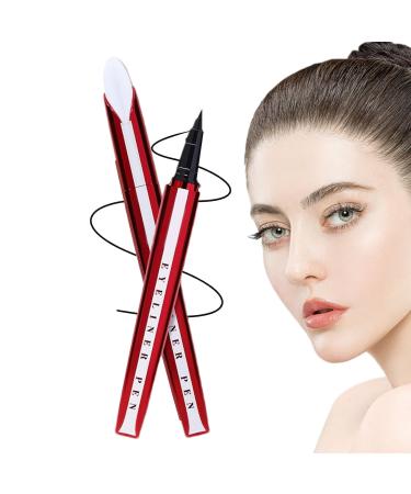 Generisch Liquid eyeliner waterproof and smudge-proof liquid ink pen with smooth-gliding ink 0.6 g Black eye pencil For women and girls for dates weddings parties and the office