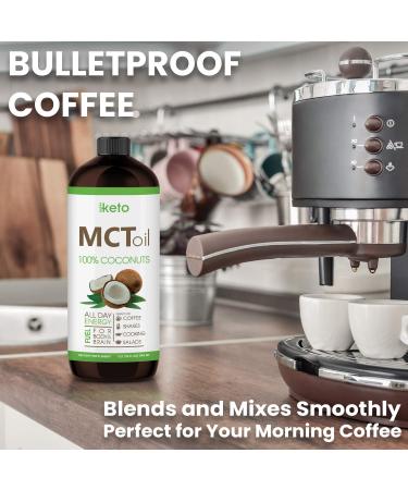 Keppi Keto 32oz Flavorless MCT Oil - Non GMO Project Verified, Gluten-Free & Certified Paleo, Keto, Kosher, Halal - Buy Online on GoSupps.com