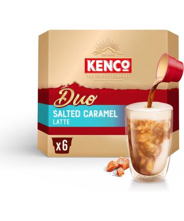 Kenco Duo Lot de 6 caf s instantan s au caramel sal (24 boissons au total) - Buy Online on GoSupps.com
