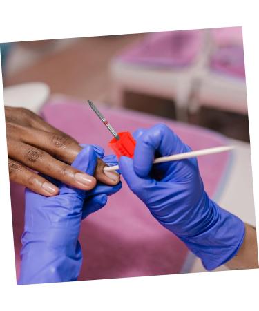 FRCOLOR Nail Polisher Nails Drill Bits Manicure Accessories Nail Drill Bits for Acrylic Nails Nail Bits for Nail Drill Nail Art Tools Nail Art Drill Bits Drill Bit for Acrylic Nails 7.00X1.30X1.30CM Red - Buy Online on GoSupps.com