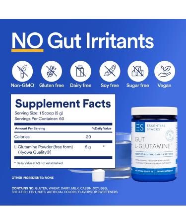 Essential Stacks L-Glutamine Home & Away Bundle - L Glutamine Powder & Capsules - Buy Online on GoSupps.com