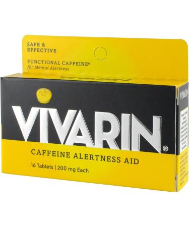 Vivarin Caffeine Alertness Aid Boost Energy & Focus | 16 Tablets (Pack of 5) International Shipping Available - Buy Online on GoSupps.com