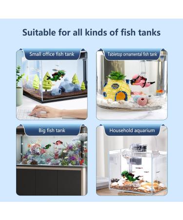 Floating Divers Aquarium Decoration - 2-Piece Resin Set for Home & Office Aquariums - Green & Pink Landscape Accessories - Buy Online on GoSupps.com