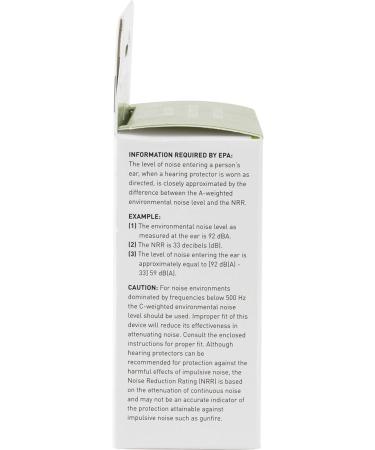 Flents Quiet Contour Ear Plugs - 10 Pair Pack (x6) | NRR 33 | Made in the USA | International Shipping Available - Buy Online on GoSupps.com