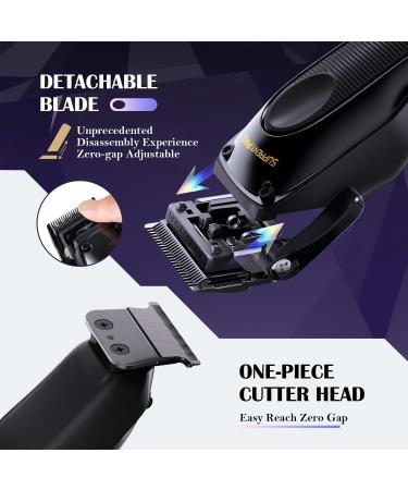 Professional Hair Clippers for Men | High Torque Brushless Motor | Cordless Trimmer & Detachable Blade | Premium Barber Kit with Charging Stand | Best Gift - Buy Online on GoSupps.com