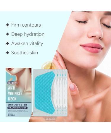 Anti Neck Wrinkle Patches 5 pcs Moisturizing & Firming Neck Pads- Smoothing Wrinkles Collagen Mask Patches Reduce Fine Anti Aging for Skin Firming & Neck Anti Wrinkle Neck Collagen Patches - Buy Online on GoSupps.com