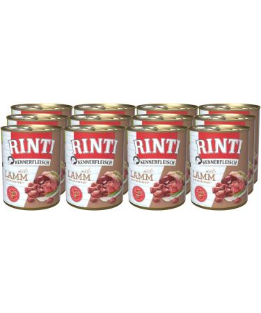 RINTI Kennerfleisch Lamb 12 x 800g - Premium Quality Dog Food | International Shipping Available - Buy Online on GoSupps.com