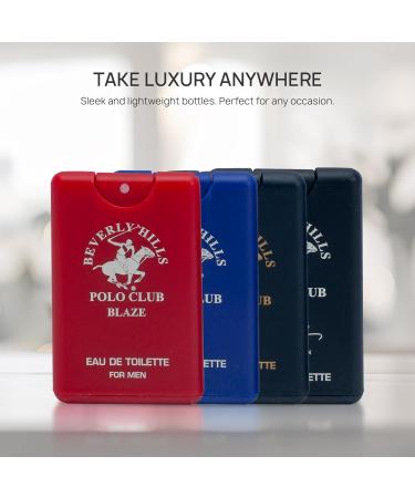 Beverly Hills Polo Club MENS 4PC 20ML POCKET SPRAY - ORIGINAL STRIPED - CONTAINS BLAZE/CLASSIC/BLUE/SEXY - Buy Online on GoSupps.com