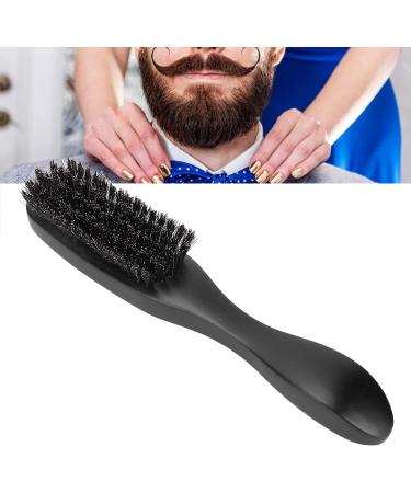 Portable Beard Brush | Beard Care Cleaning Tool | Wooden Handle for Softer & Tamer Facial Hair - Buy Online on GoSupps.com