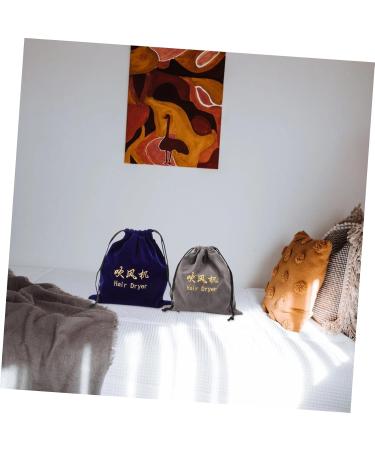 FOMIYES 2pcs Storage Bag Travel Bags Travel Jewelry Bag Curl Practical Storage Pouch Drawstring Wine Bag - Buy Online on GoSupps.com