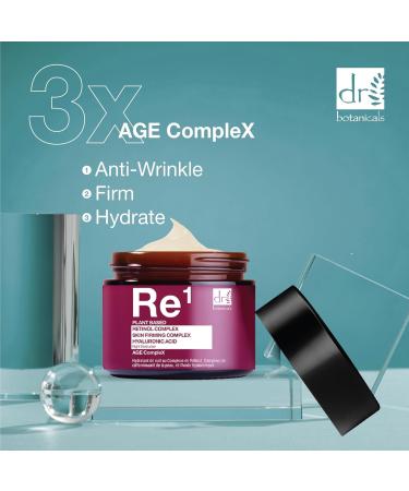  Dr Botanicals Dr. Botanicals Anti-Aging Firming Night Moisturizer with Retinol Complex Hyaluronic Acid Vitamin C and Skin Firming Complex | Fights wrinkles hydrates and firms for skin - Buy Online on GoSupps.com